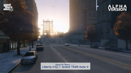 Sunrise on Kunzite Street, Algonquin, looking east towards the Algonquin Bridge.