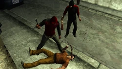 The  necrophiliac street gang killing  grocery store owner with .