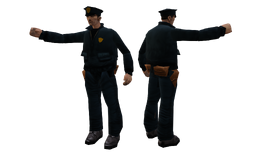Unused "COP2" cutscene model.