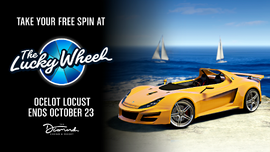 Lucky Wheel advertisement.