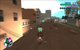 PCJPlayground-GTAVC-SS2.png (1.36 MB) Collecting the first checkpoints to start the countdown timer.