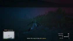 Collected the cargo.