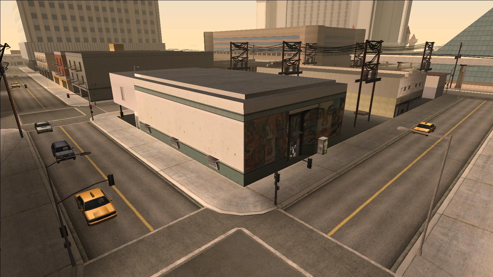 gta san andreas map strip bar location