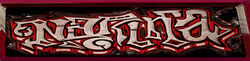 The Streetwannabe graffiti seen in The Definitive Edition of GTA Vice City.