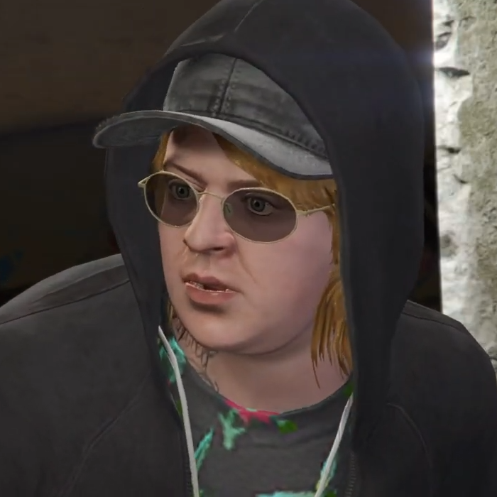 GTA 5 really has expanded, Lester is sitting on 2 chairs : r