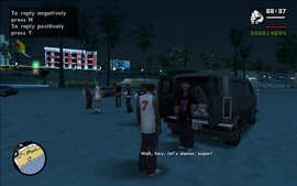 The DJ invites CJ for a dance.