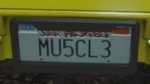 Custom Plate GTAO MU5CL3