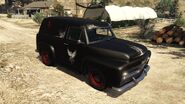 The Lost Slamvan on the updated Rockstar Games Social Club, which was incorrectly used as the preview image of the Slamvan Custom.