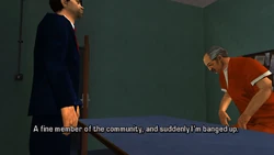 Salvatore plays innocent.