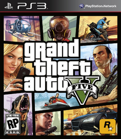 Grand Theft Auto V GTA 5 Premium Edition Sony PlayStation 4 PS4 Complete w/ Map