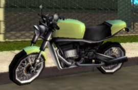 The Streetfighter in an "army" green color.