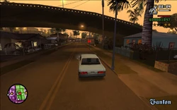 The crew returning to the cul-de-sac.