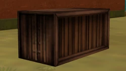 An unique mission-only shipping container in , intended to be lifted by a helicopter