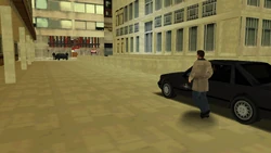 The informant tries to escape with the report.