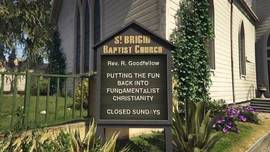StBrigidBaptistChurch-GTAV-ReaderBoard