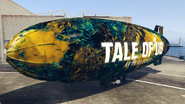 A Tale Of Us Afterlight Blimp in Grand Theft Auto Online. (Rear quarter view)