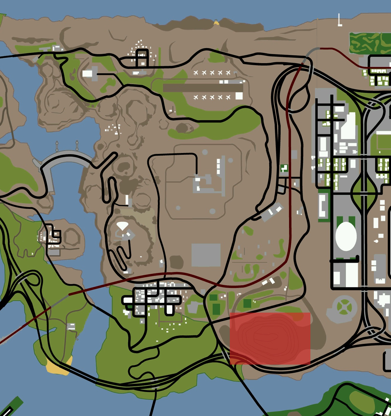 Mapping gta sa. Форт Карсон ГТА на карте. Карта Сан андреас лв. ДЖЕТПАК В ГТА Сан андреас на карте. Форт Карсон ГТА са на карте.