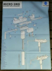 A poster of a disassembled Micro SMG at Ammu-Nation in GTA V.