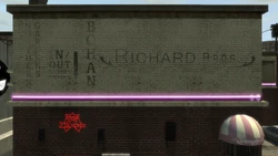 "Richard Bros" sign.
