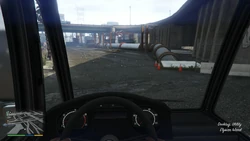 Driver's first-person view
