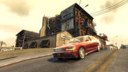 A red Oracle in what looks like the beta version of Broker in GTA IV.