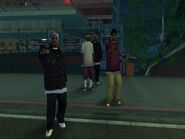 Ballas members in a gang war.