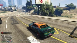 TheDugganRobbery-GTAOe-Finale-SS31.png (3.38 MB) Jamal realizes the vehicle is rigged with a bomb.