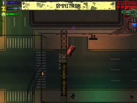 Arriving at the Zaibatsu safehouse.