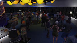 The party scene.