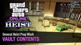 GTA Online The Diamond Casino Heist - Heist Prep Vault Contents