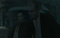 Niko and Dimitri talking about Faustin.