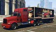 A Fame or Shame Trailer being towed. (Rear quarter view)