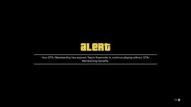 Screen after GTA+ expired.