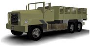 The "Army Truck", an earlier iteration of the Barracks OL in GTA III prior to the game's release.