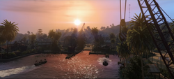 Two Weaponized Dinghies with Winky passing by in the center.