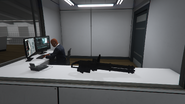 Minigun in the small office.