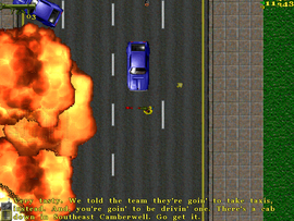 Destroying the Coach. Pretty Charlie tells the protagonist to steal a London Cab parked in Southeast Camberwell.