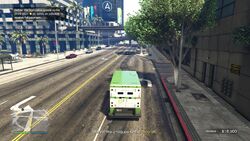 Deliver the high-value good to the destination as safely as possible to receive full payment.