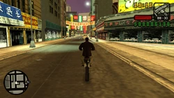 Following Casa through Chinatown.