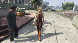 First physical appearance with Franklin