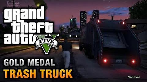 GTA 5 - Mission 37 - Trash Truck 100% Gold Medal Walkthrough