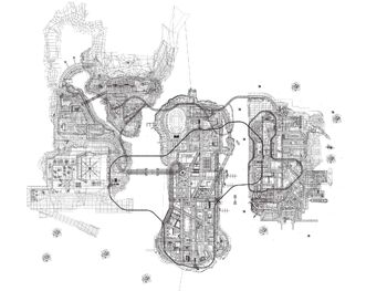 GTA 3 Map 3D model