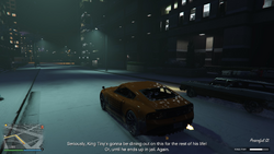 The Gangbanger Robbery replay foreshadow.