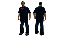 Unused "NOVY" pedestrian model.