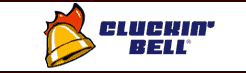 Cluckin' Bell logo as seen on the Grand Theft Auto: San Andreas website.