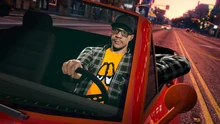 Orange DJ Pooh Tee.