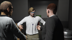Gay Tony introducing Dave to the GTA Online Protagonist.