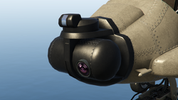 Nose of the helicopter.