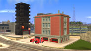 The Harwood fire station, GTA LCS.