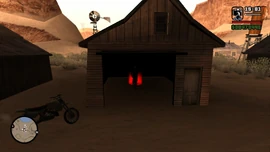 Delivering the contraband to the garage.